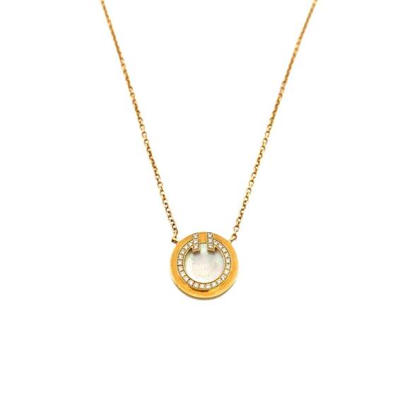 TIFFANY Gold Diamond Necklace - Picture 2 of 7